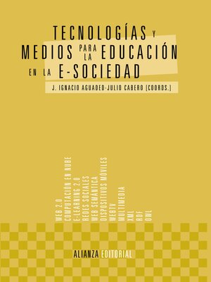 cover image of Tecnologías y medios para la educación en la e-sociedad